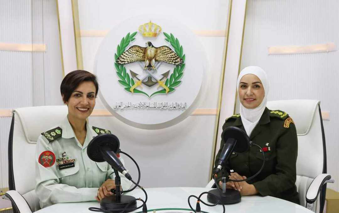 إذاعة الجيش العربي تستضيف النقيب طبيب نجد محمد القرعان