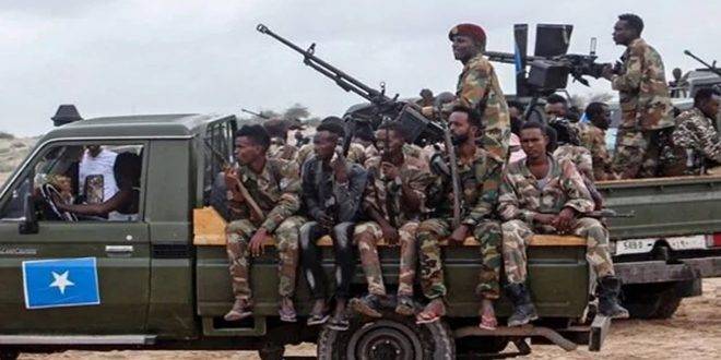 الجيش الصومالي يقضي على 40 مسلحاً من حركة الشباب المتطرفة