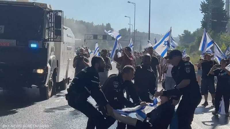 إسرائيل.. تظاهرات حاشدة احتجاجا على إقرار تعديلات قضائية