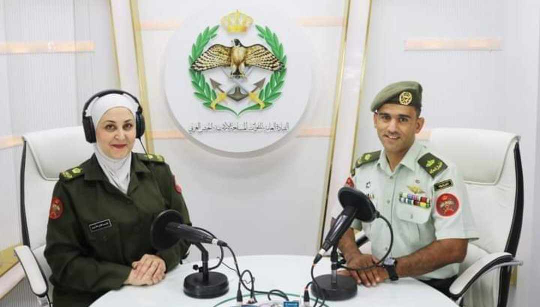 إذاعة الجيش العربي تستضيف الرائد عمر فوزي الذينات