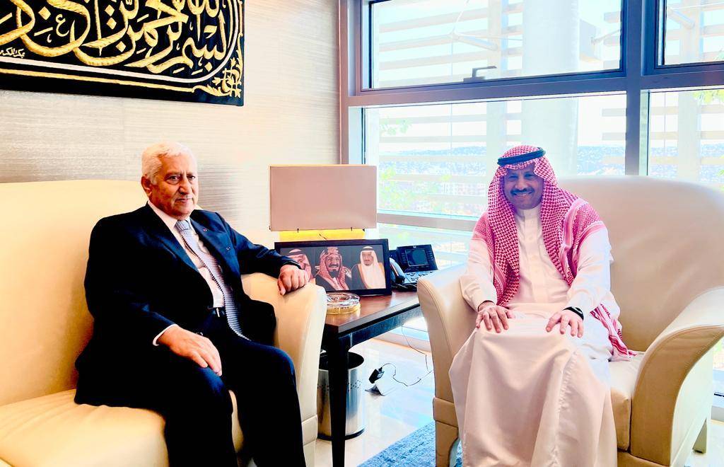 السديري يستقبل دولة عبدالله النسور