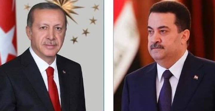 رئيس الوزراء العراقي يتلقى اتصالا هاتفيا من الرئيس التركي