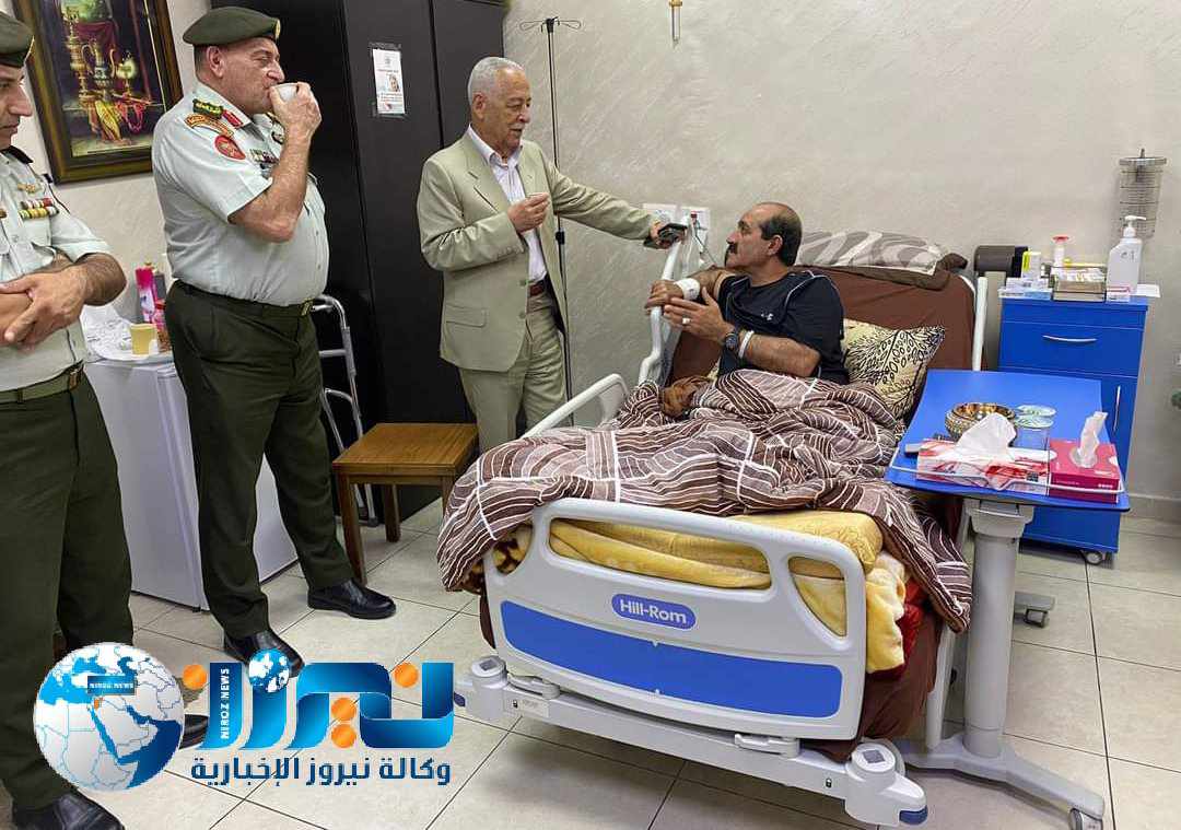 العيسوي  يعود اللواء الركن المتقاعد محمد السبايلة في مدينة الحسين الطبية