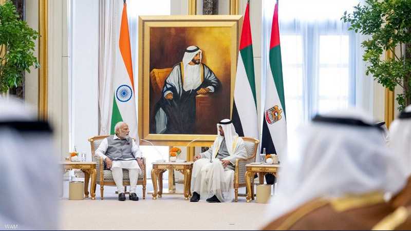 بن زايد ومودي يبحثان تعزيز الشراكة الشاملة بين البلدين