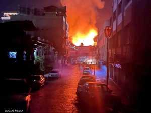 ليلة عصيبة على دمشق.. فيديو لحرائق ساروجة الأثرية