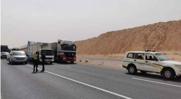 وفاتان و5 إصابات بتدهور مركبة شحن على طريق مريغا