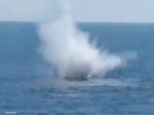 بالفيديو.. مروحية روسية تدمر لغما أوكرانيا في البحر الأسود