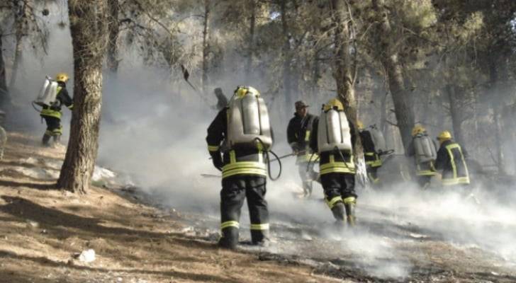 الزراعة  السيطرة على حريق تجدد الأربعاء في غابات وديان الشام