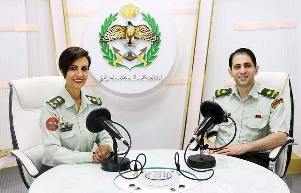 إذاعة الجيش العربي تستضيف الرائد الطبيب محمد الزعبي