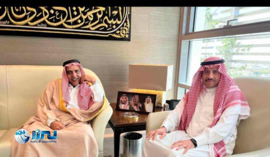 السديري يلتقي الشيخ ماجد علي حديثة الخريشا