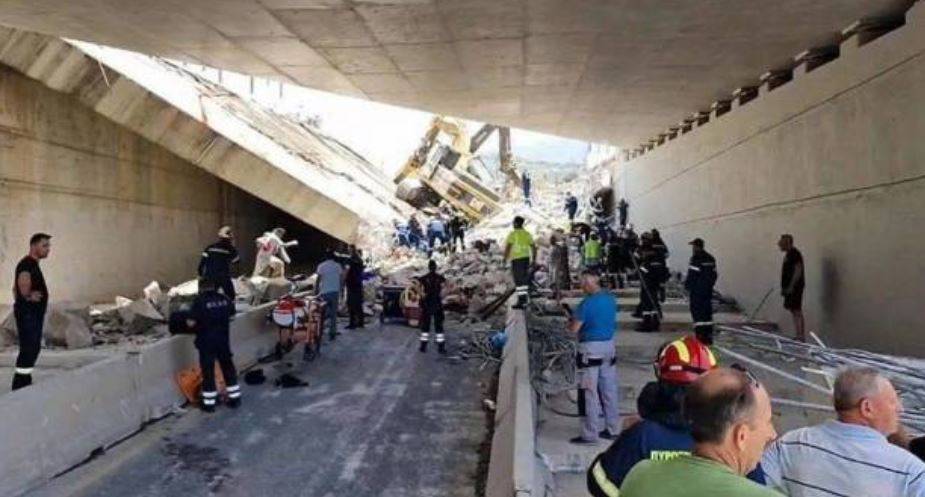 مقتل شخصين في انهيار جسر باليونان