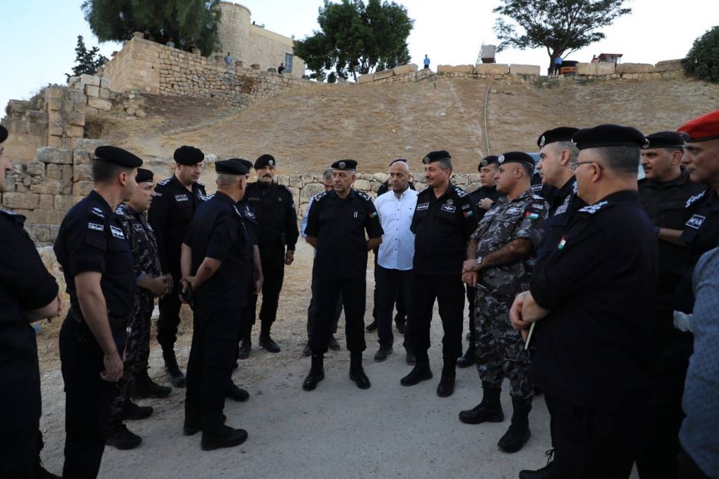 مدير الأمن العام يتفقّد موقع مهرجان جرش ويطّلع على الخطط الأمنية والمرورية ...صور