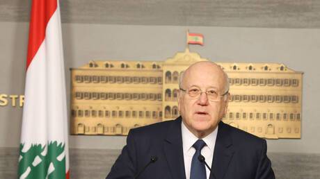 ميقاتي: قرار البرلمان الأوروبي بشأن اللاجئين السوريين انتهاك لسيادة لبنان