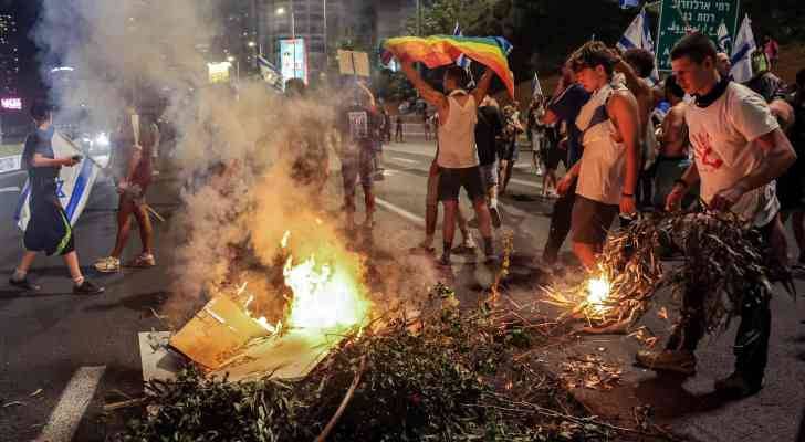 ازدياد حدة الاحتجاجات في الاحتلال بعد إقرار التعديلات القضائية