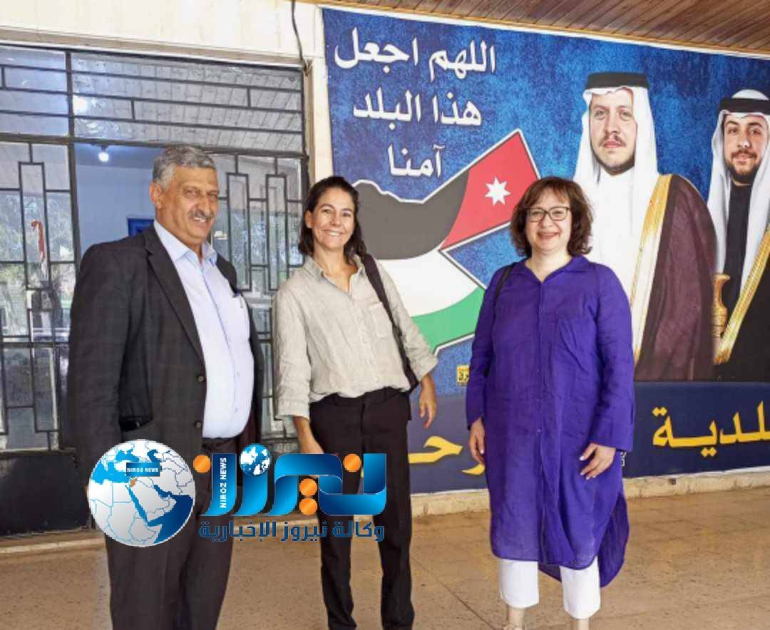 رئيس بلدية السرحان يستقبل إدارة مشروع قدرة 2