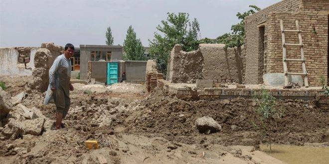 مصرع تسعة أشخاص على الأقل جراء الفيضانات شرق أفغانستان