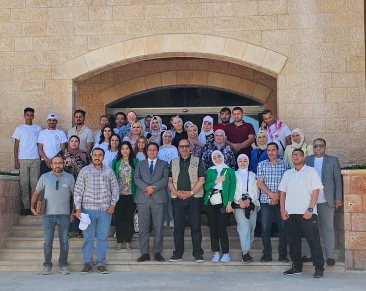 رئيس مجلس مفوضي إقليم البترا  يستقبل الجبور والوفد المرافق من المشاركين بمعسكر الطلبة الاردنيين الدارسين في الخارج.