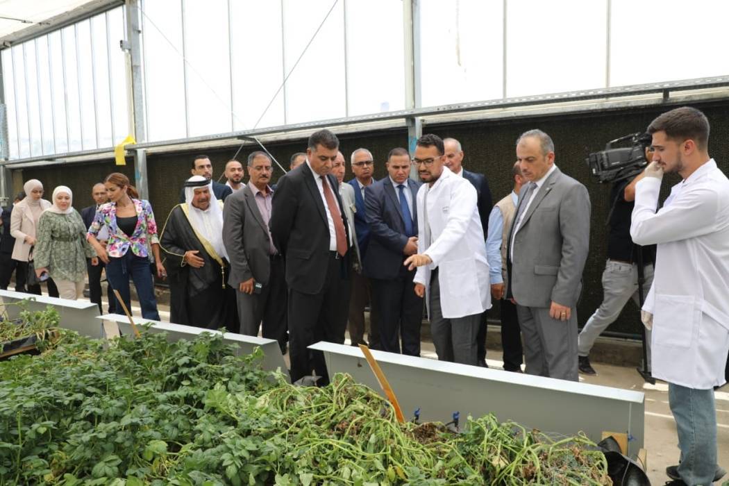 الحنيفات يفتتح محطة لإنتاج تقاوي البطاطا في البحوث الزراعية.