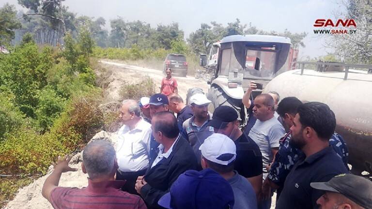 سوريا.. تأهب في ريف اللاذقية الشمالي لإخماد الحرائق المستمرة منذ 5 أيام