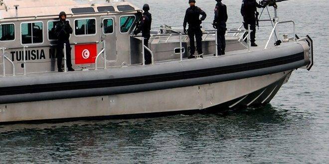 البحرية التونسية تنتشل حطام المروحية العسكرية التي سقطت شمال البلاد