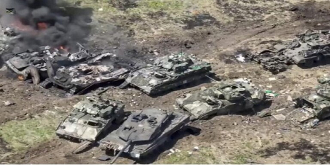 قائد عسكري روسي يكشف ضعف حماية دبابات الناتو المسلمة للنظام الأوكراني