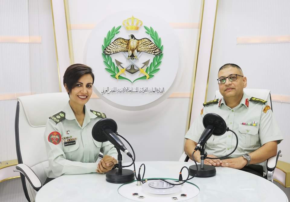 إذاعة الجيش العربي تستضيف العقيد الطبيب محمد سالم الشطناوي