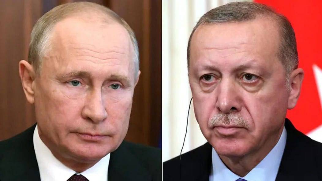 بوتين يتفق مع أردوغان على زيارة تركيا