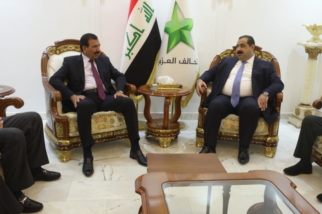 الوفد الأردني يلتقي رئيس تحالف عزم ورئيس تحالف السيادة