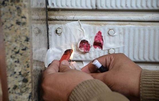 إغلاق معمل غير مرخص لتصنيع مواد تنظيف بالرصيفة