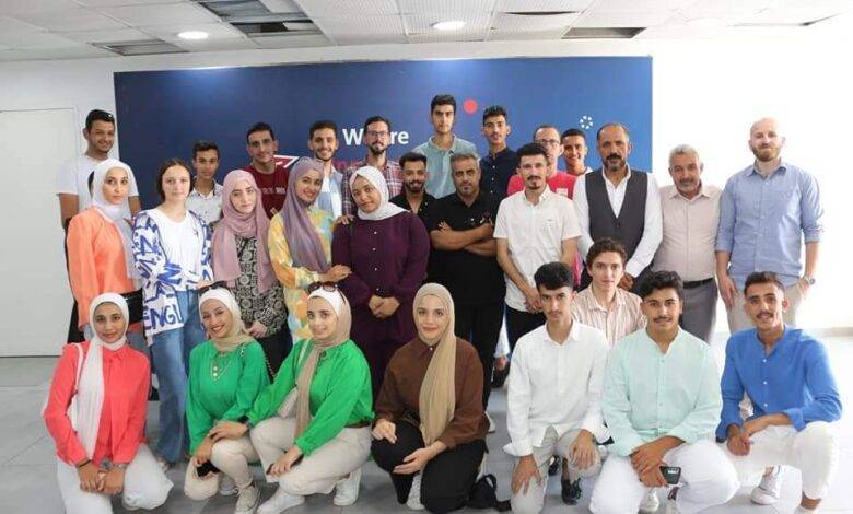 زيارة فريق أترك أثر العقبة لمؤسسة سمو ولي العهد وجامعة الحسين التقنية