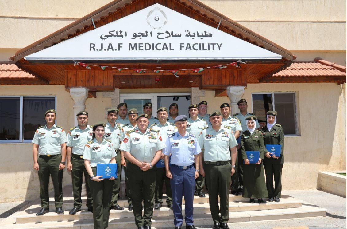 اختتام فعاليات دورة طب الطيران الخامسة في طبابة سلاح الجو الملكي