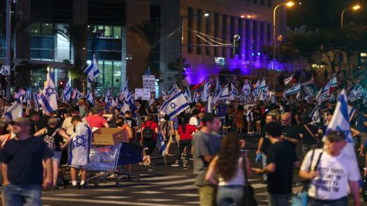 تجدد التظاهرات ضد التعديل القضائي في إسرائيل