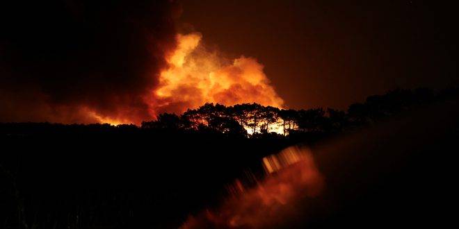 إجلاء أكثر من ألف شخص إثر حريق غابات في البرتغال