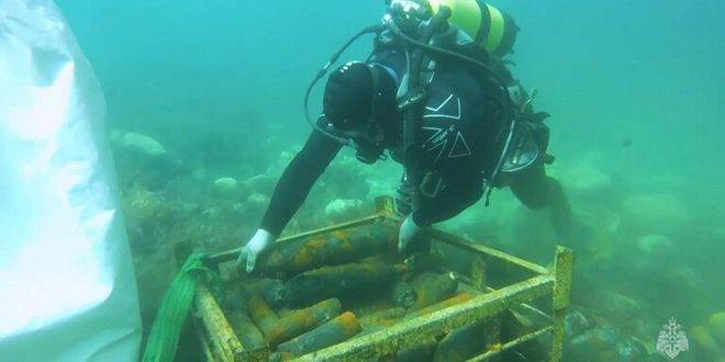 روسيا.. اكتشاف نحو 2.5 ألف قذيفة من مخلفات الحرب العالمية الثانية في مياه سيفاستوبول