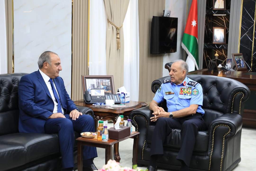 Police chief#44; Amman mayor talk infrastructure cooperation