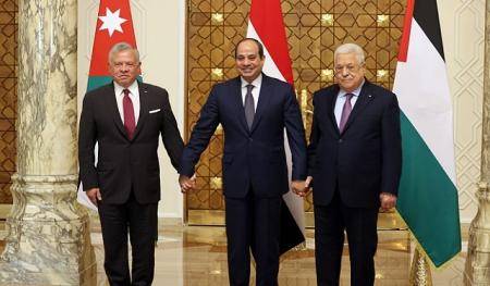 قمة أردنية فلسطينية مصرية تجمع الملك وعباس والسيسي الاحد
