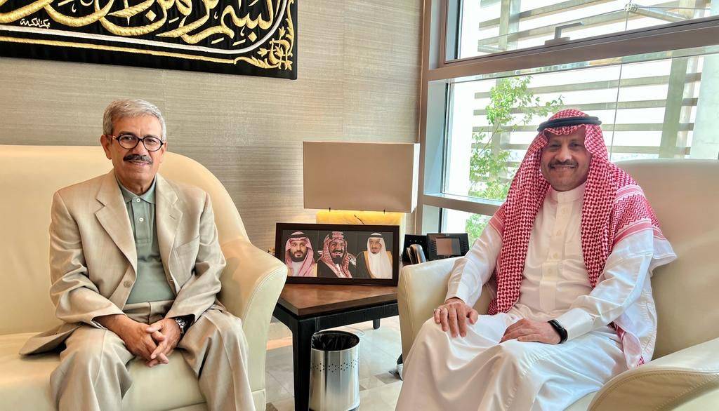 السديري يلتقي الكاتب والإعلامي حماده فراعنة