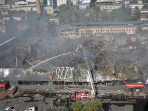 أوديسا.. حرائق في المدينة بعد هجمات روسية