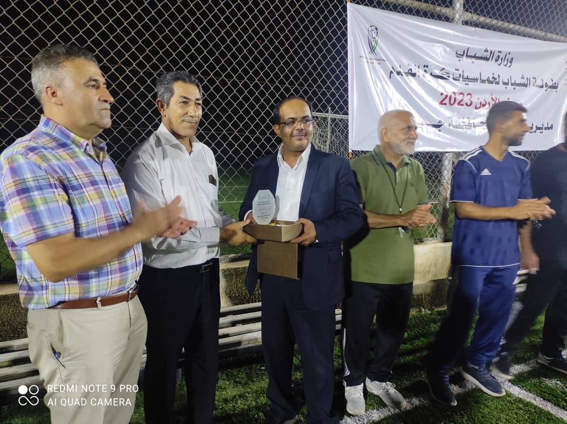 بالصور ....إنطلاق منافسات بطولة الشباب لخماسيات كرة القدم جرش