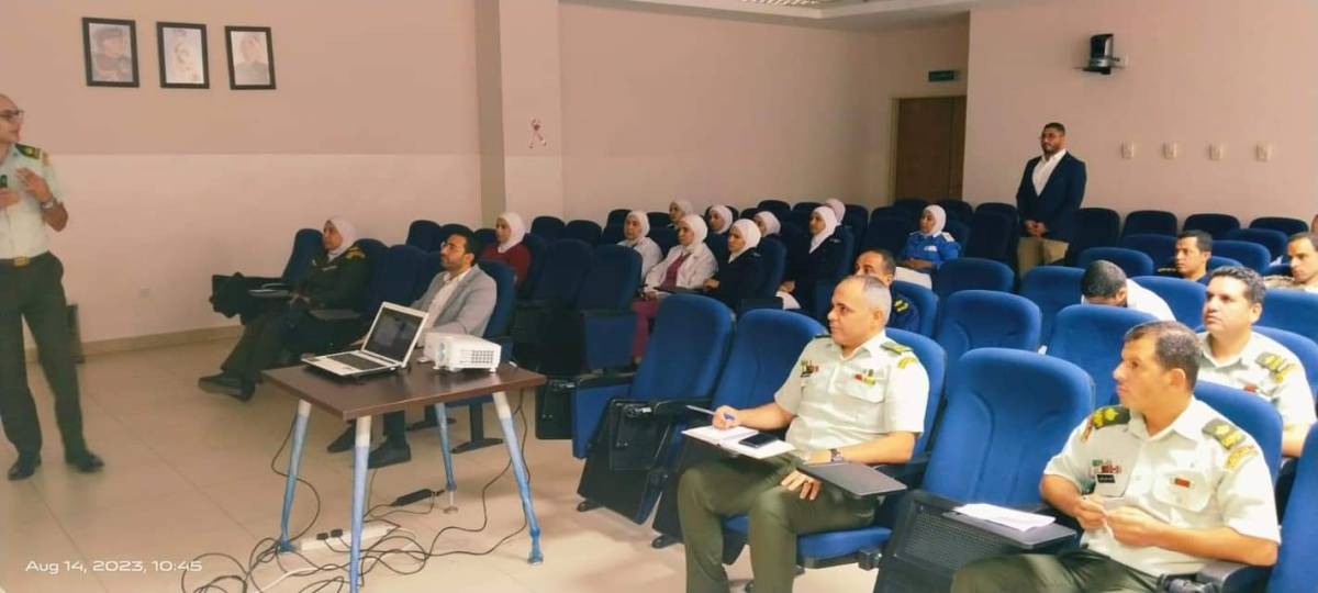 ورشة عمل بعنوان التقرحات السريرية في مستشفى الملك طلال العسكري