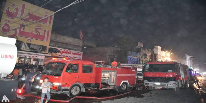 العراق.. مصرع أربعة أشخاص جراء حريق في بغداد