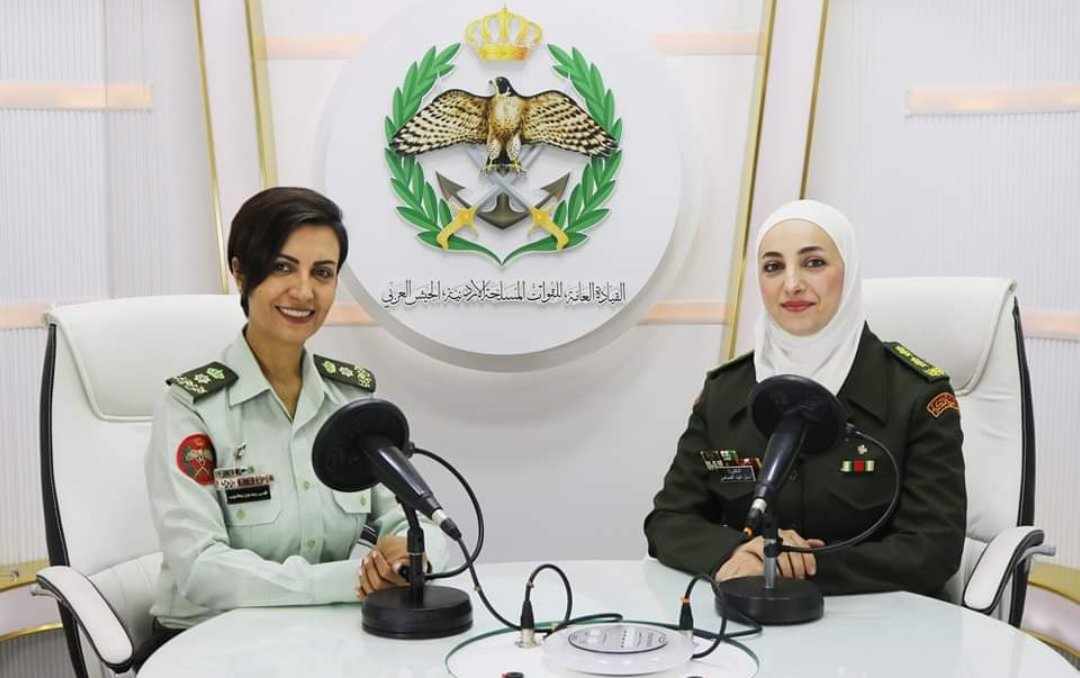 إذاعة الجيش العربي تستضيف الملازم أول الدكتورة  اسيل فهد الضامن