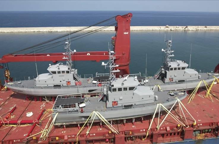 3 مركبات بحرية للجيش اللبناني