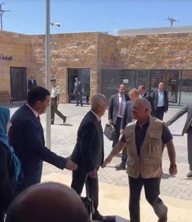 الملك يزور تلفريك عجلون