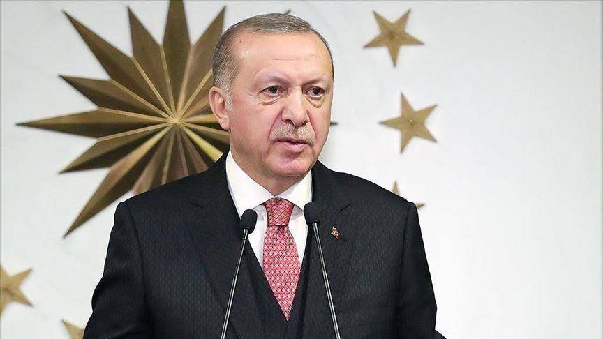 أردوغان يشارك في وضع حجر أساس مشروع البناء بولاية أدي يامان