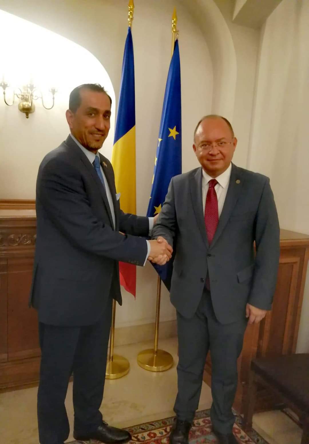 مستشار الرئيس الروماني للسياسات الخارجية السفير  سفيان القضاة