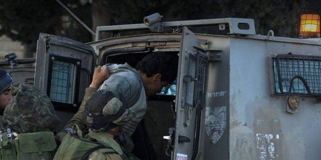 قوات الاحتلال تعتقل ثلاثة فلسطينيين جنوب نابلس وجنين