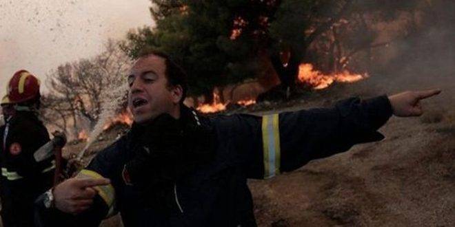 فرق الإطفاء اليونانية تواصل إخماد الحرائق في شمال شرق البلاد