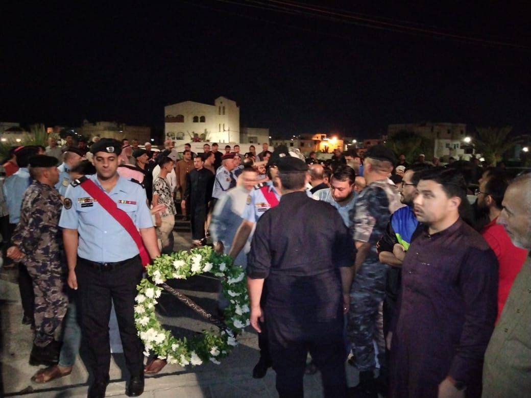 الأمن العام يشارك بتشييع الشرطي حمزة سطام حامد الفناطسة ...صور