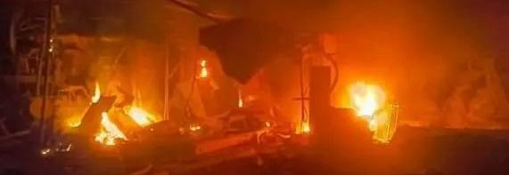 غارة على مصنع مخدرات بالجنوب السوري  صور